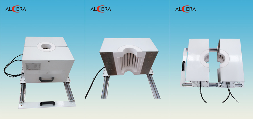 To open tubular furnace 